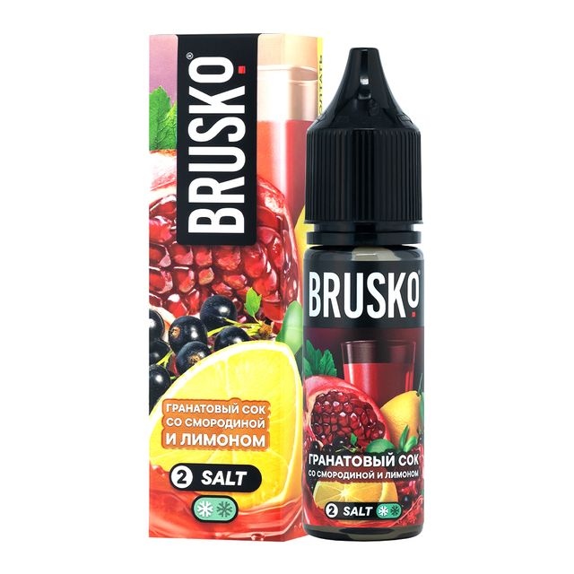 Brusko Salt (Chubby) 35 мл - Гранатовый сок со смородиной и лимоном (20 мг)