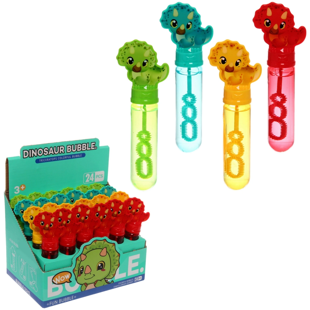 Мыльные пузыри «Трицератопс» 14 см, 40 мл