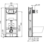 Промо-комплект 3 в 1 Ideal Standard с подвесным унитазом TESI AquaBlade®  T0079V1 (матовый белый) и инсталляцией PROSYS