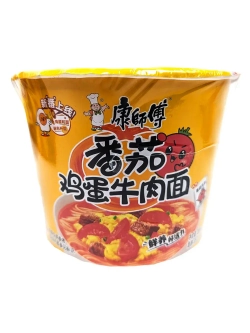 Лапша со вкусом Яичницы с Томатами и говядины 85 г * 2 шт