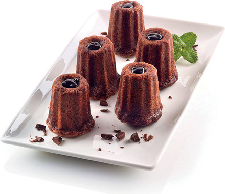 Форма для запекания Silikomart Forma do babek cannele Sf059 Midi Cannele, овальная, силикон, 18 33,5 см