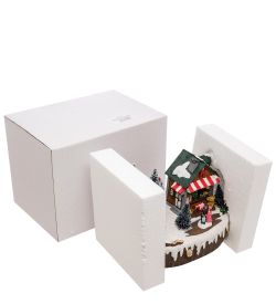 XM-703/1 Музыкальная новогодняя миниатюра с подсветкой