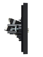 FORTE&PIANO Розетка двойная TV+RJ45 кат.5E FP136 черный IEK