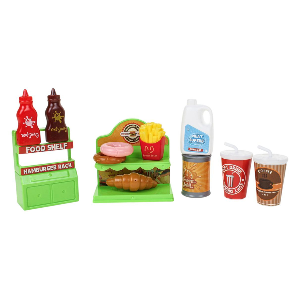 Игровой набор "Магазин фаст-фуд" чемод. BX65
