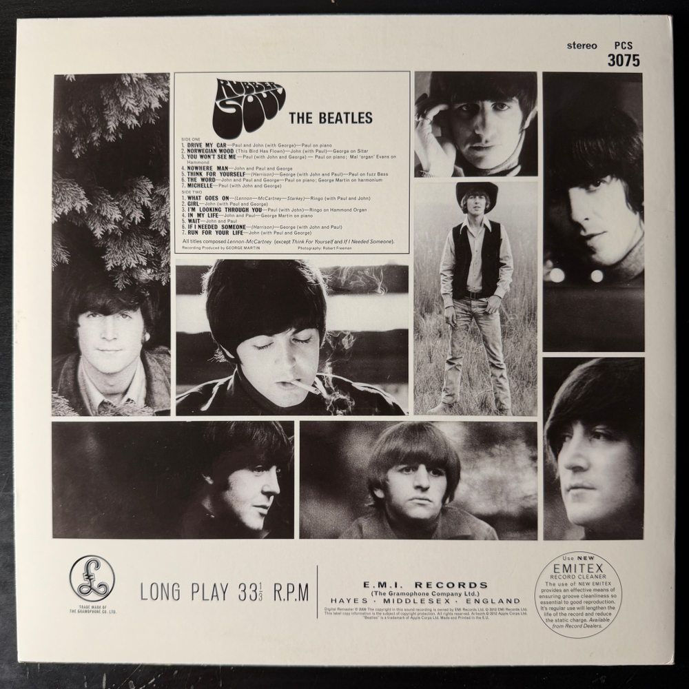 The Beatles - Rubber Soul (Европа 2012г.)
