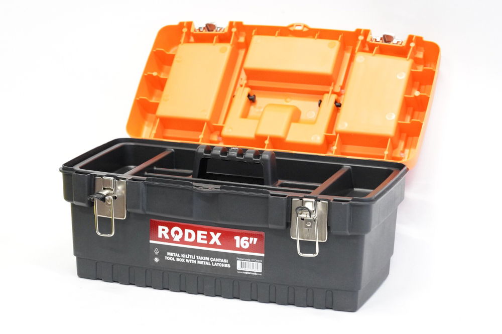 ЯЩИК Д/ИНСТРУМЕНТОВ RODEX №16 ОТCM016 МЕТАЛЛ ЗАМОК