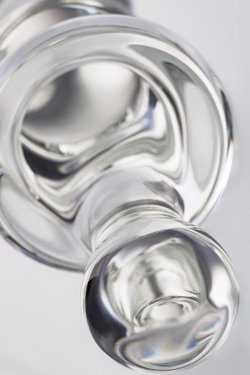 Анальная втулка Sexus Glass, стекло, прозрачная, 17 см, Ø 3,5 см
