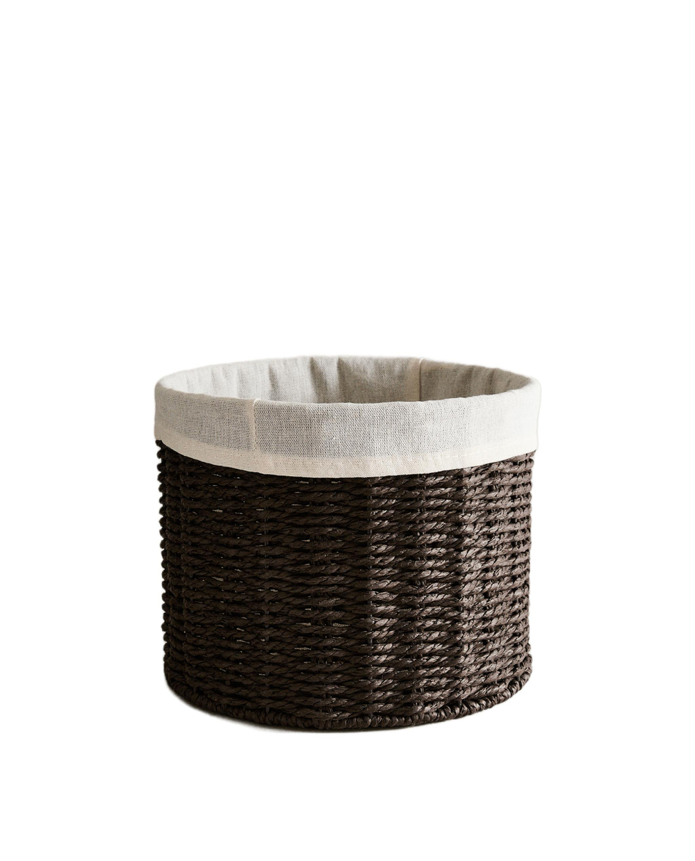 Zara Home Корзина из нержавеющей стали, цвет коричневый, 25 см