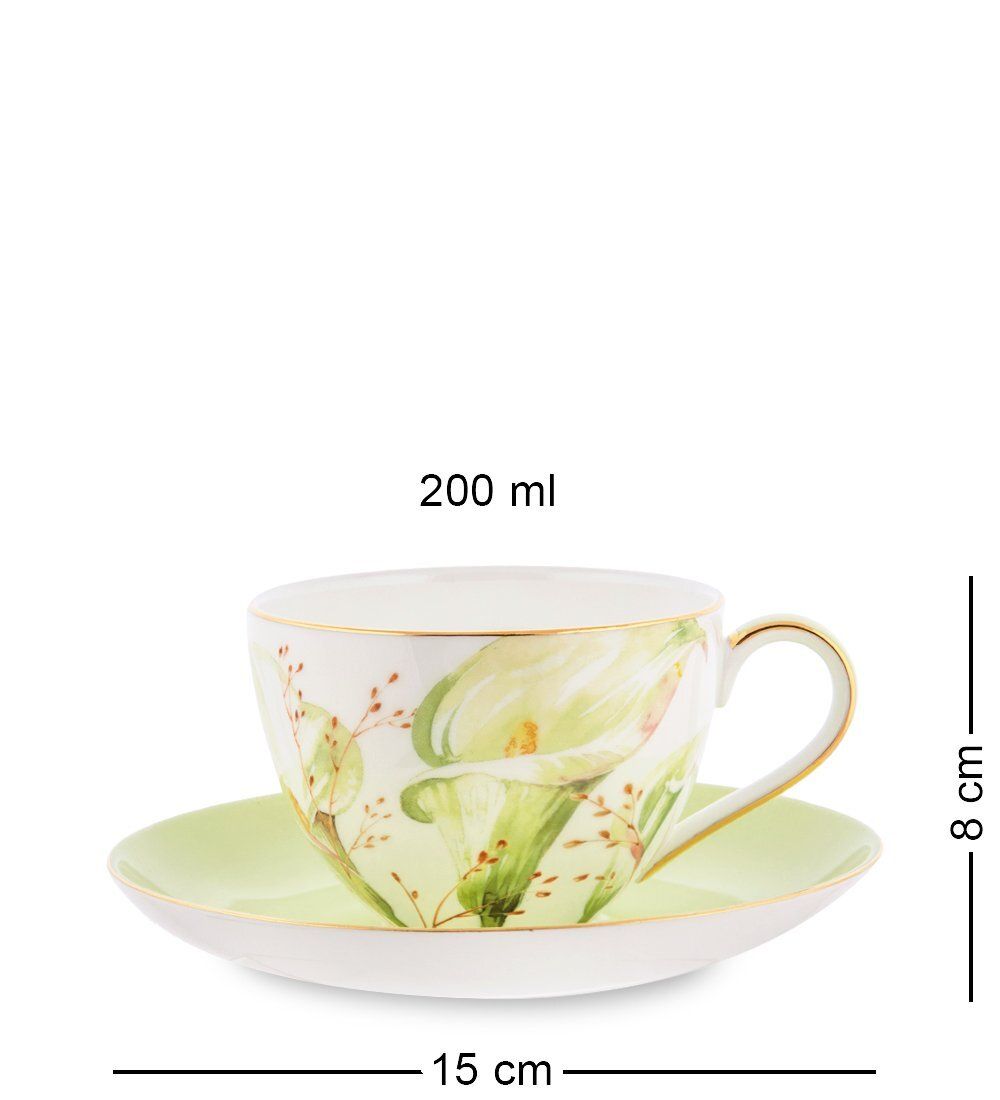 Pavone JK- 72 Чайный набор на 2 перс. «Калла» (Calla Charme  )