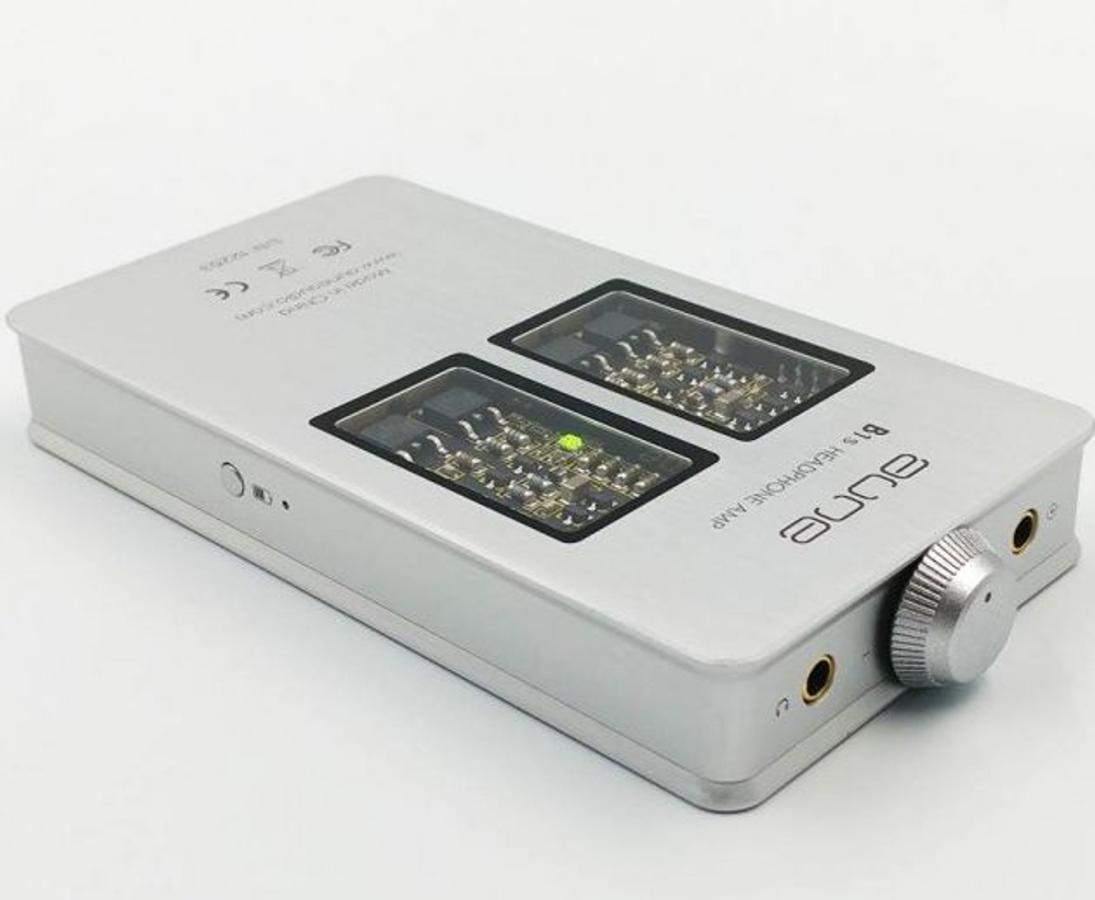 Усилитель для наушников Aune B1s, 3.5 мм, портативный, серебристый