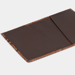 Кожаная обложка для паспорта, питон цвета коньяк