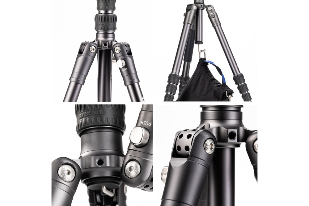 Штатив Benro FBAT15AVX20 алюминиевый с цангами (с головой)