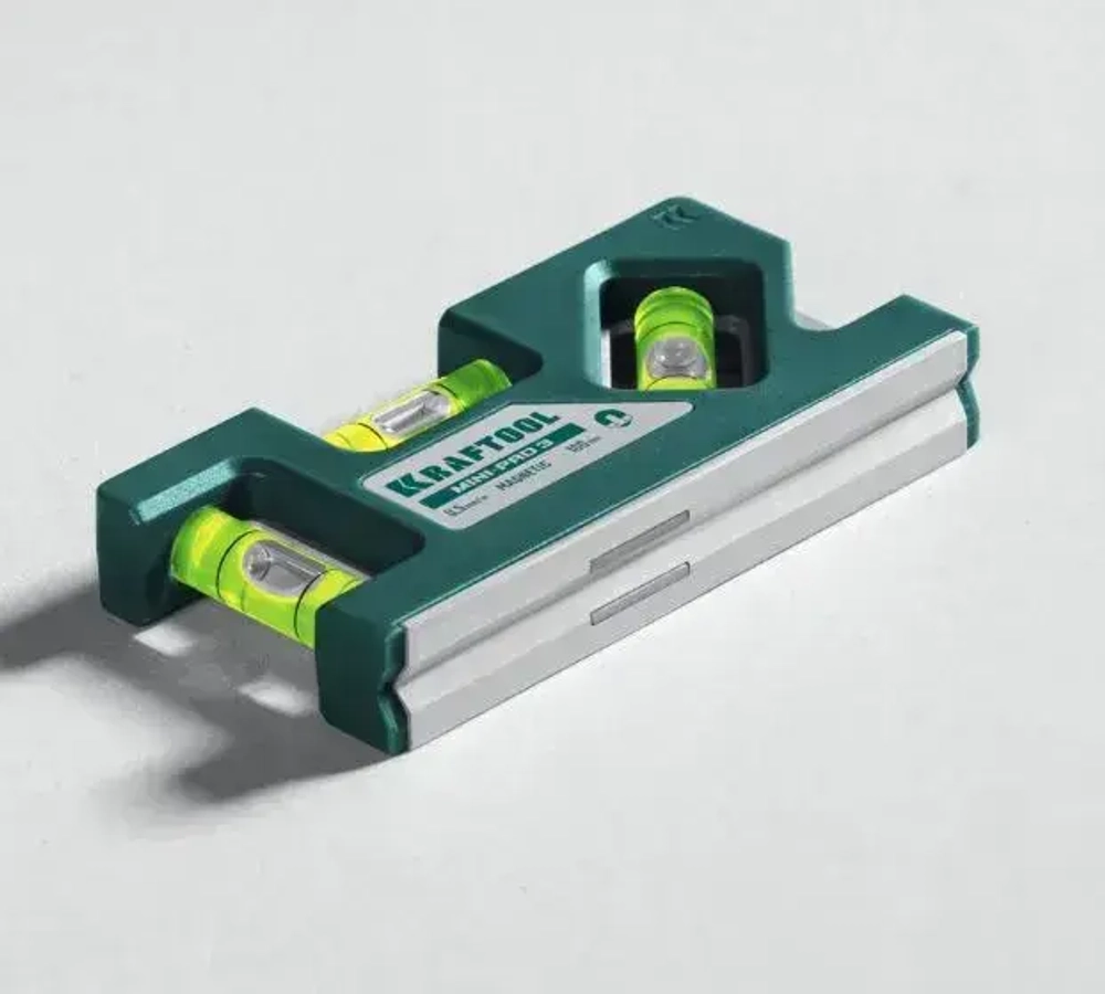 Магнитный компактный уровень 100 мм. KRAFTOOL 34861-010