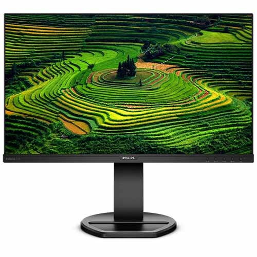 МОНИТОР 23.8" PHILIPS 241B8QJEB/00 Black с поворотом экрана (IPS, 1920x1080, 75Hz, 5 ms)