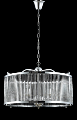 Люстра Crystal Lux TADEO SP6 D600 CHROME/TRANSPARENTE