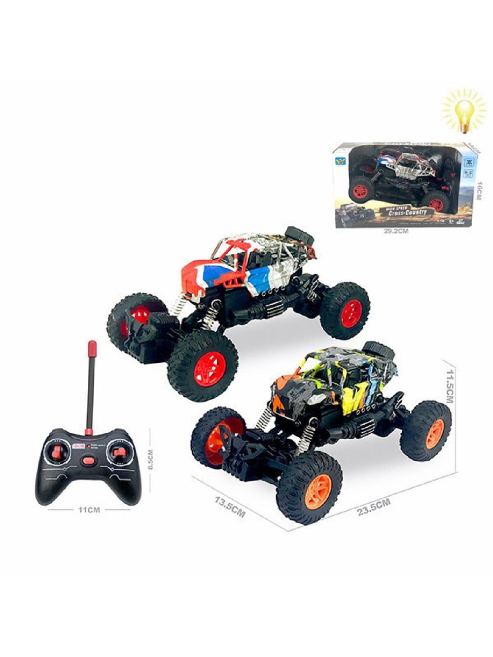 Машина на р-у, 24 MHz, Внедорожник в коробке (200666082)