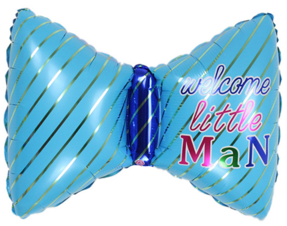 ПОД ВОЗДУХ К Фигура Бантик для мальчика Голубой (29''/74 см)