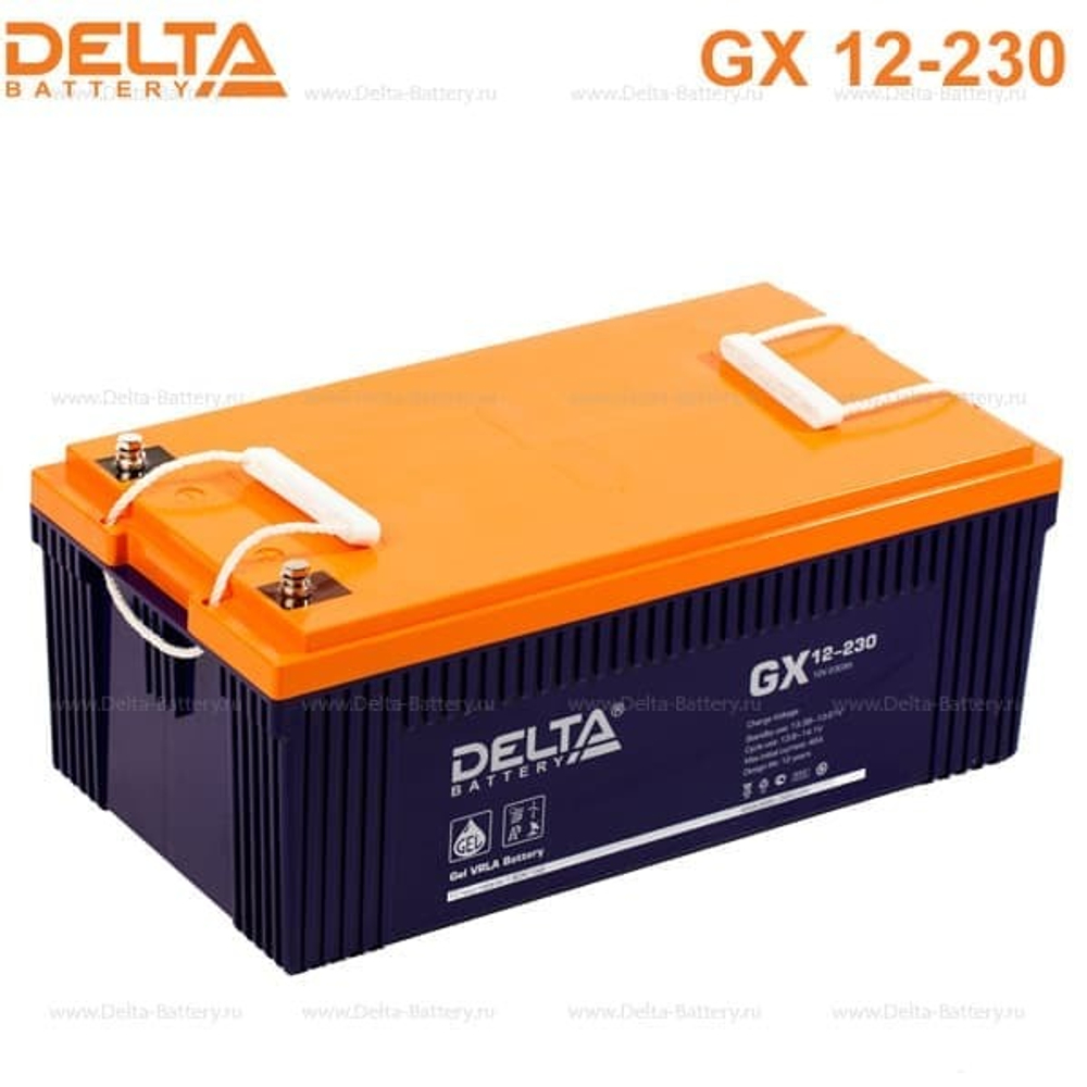 Аккумуляторная батарея Delta GX 12-230 (12V / 230Ah)