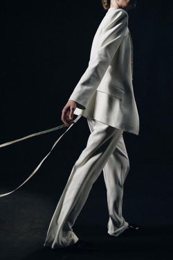 ZARA ПРЯМЫЕ БРЮКИ — ZW COLLECTION, ЭКРЮ