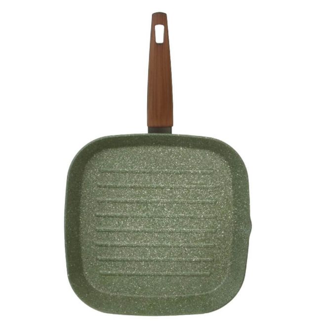 Сковорода Гриль TVS Natura Induction, 28x28 см