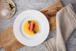 Villeroy & Boch Производство набора тарелок Rock Blanc на 2 персоны. 10-4240-2620 + 10-4240-2536 + 10-4240-2640