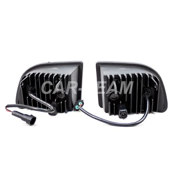 Противотуманные фары (ПТФ) линзованные "Sal-Man" на Chevrolet Lacetti (арт. 01511) (3 диода LED 50W)