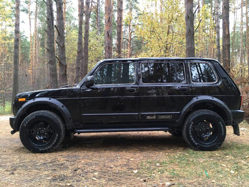 Расширители стандартных арок колес Урбан Нива 4х4/Легенд 5дв. Вылет: 4 см