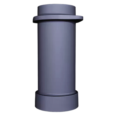 Чугунная НИЖНЯЯ труба для шибера ИСКАНДЕР d-115 L-300мм