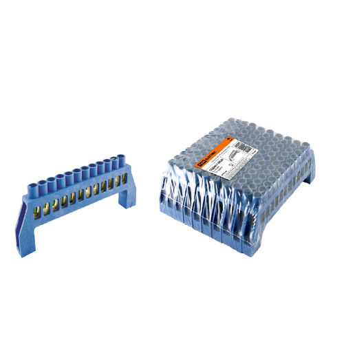 TDM Шина "N" нулевая в изоляторе 12 групп 6х9мм SQ0801-0020