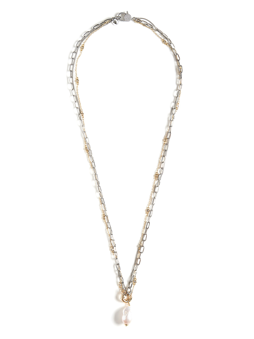 Колье "Brutal Pearl Trio"