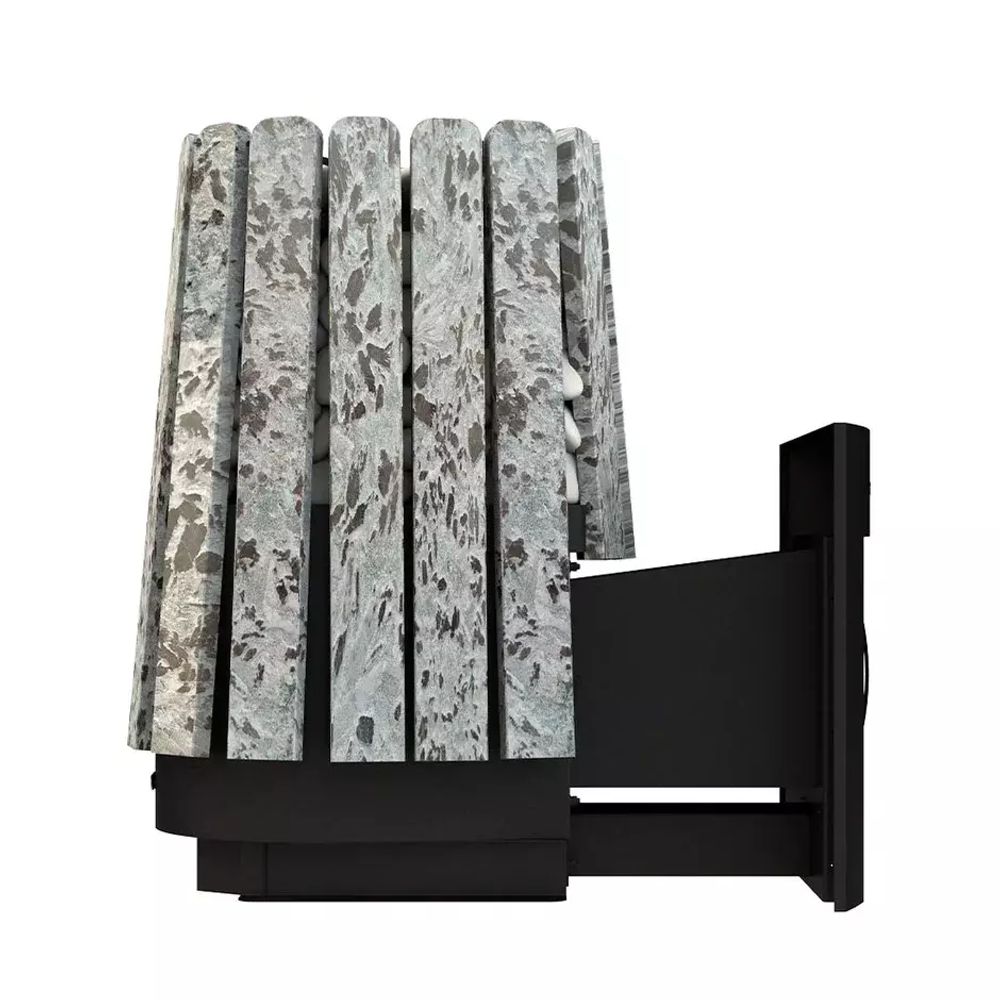Дровяная банная печь Grill'D Cometa Vega 350 Window Max Stone (Серпентинит)