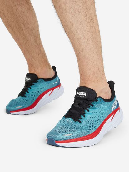 Кроссовки Hoka Clifton 8 Blue/Red