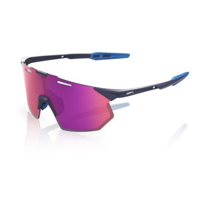 Спортивные очки 100% HYPERCRAFT SQ Satin Storm Metallic - Purple Mirror Lens