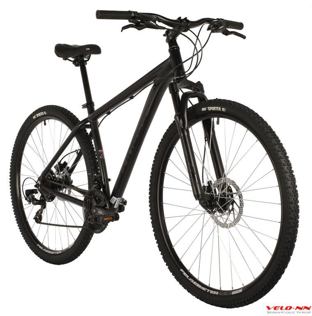 Велосипед STINGER 29" ELEMENT PRO черный, алюминий, размер 20"