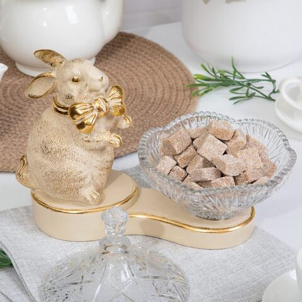 Конфетница-сахарница Кролик Банни Айвори с чашей Aramis