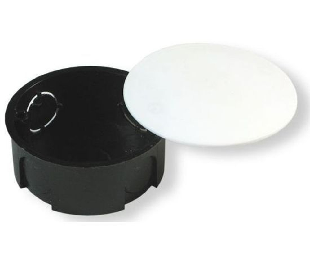 Распределительная коробка скрытая Hegel У195-И 68 28 30 мм 5 вводов IP20 цвет чёрный