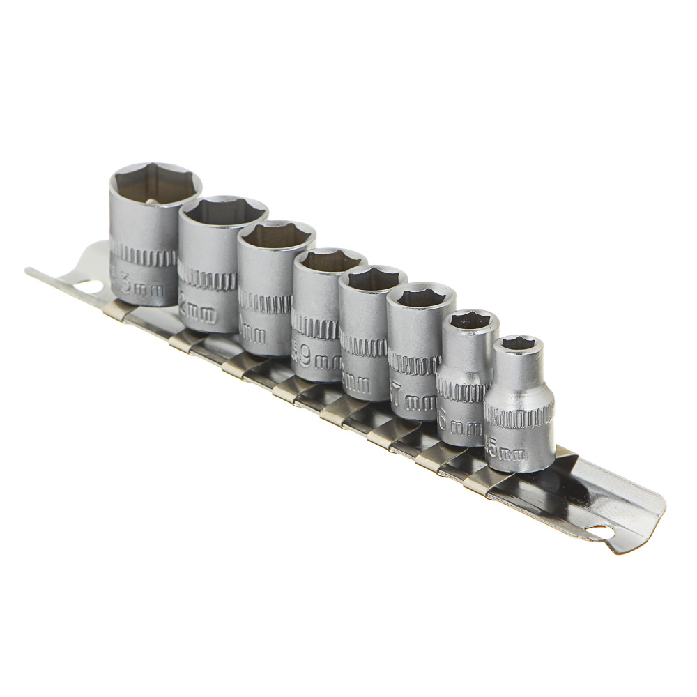 Набор головок   8пр  РОКОТ 6-гран 1/2 торцевые 736180