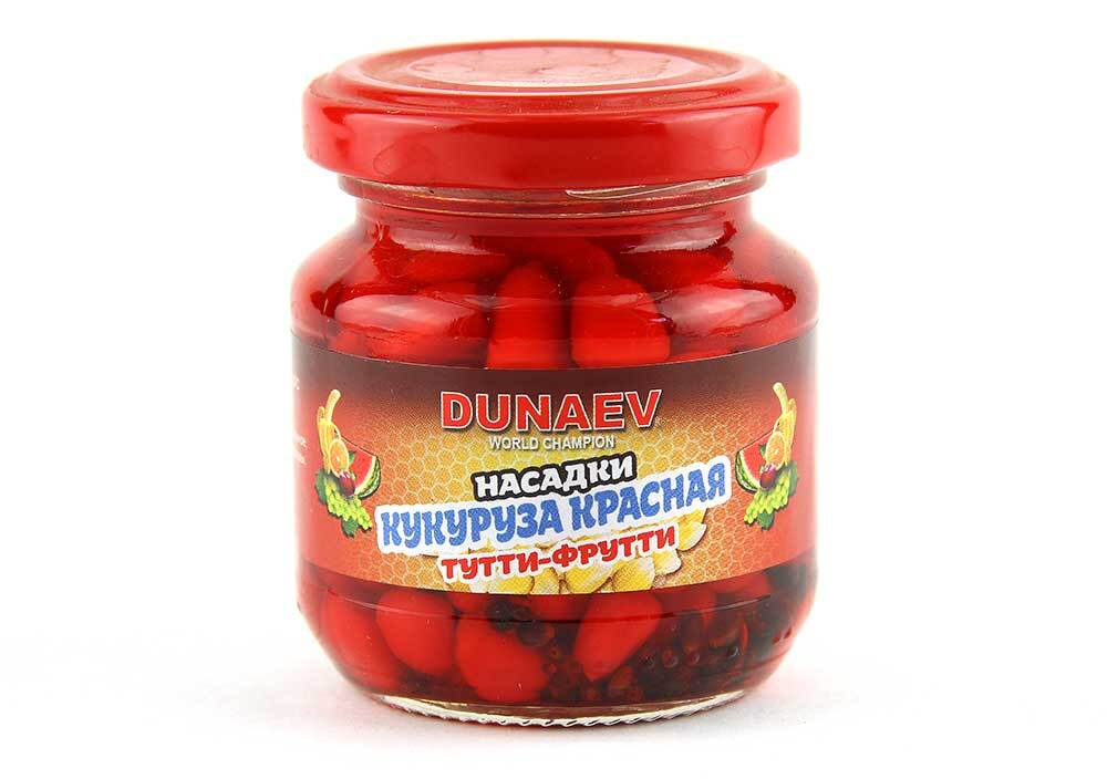 Насадка с/банка DUNAEV Кукуруза Красная 100мл тутти-фрутти