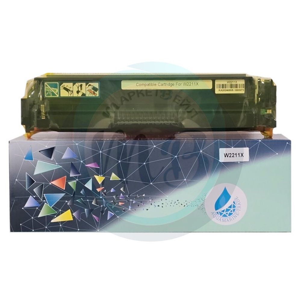 Картридж AQ, аналог HP W2211X для CLJP M255/M282/M283 Cyan (2.45K)