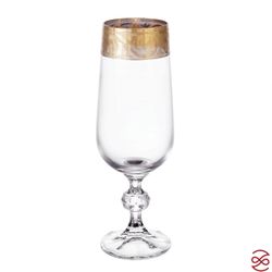 Набор фужеров Bohemia Клаудиа Золото 180мл (6 шт)