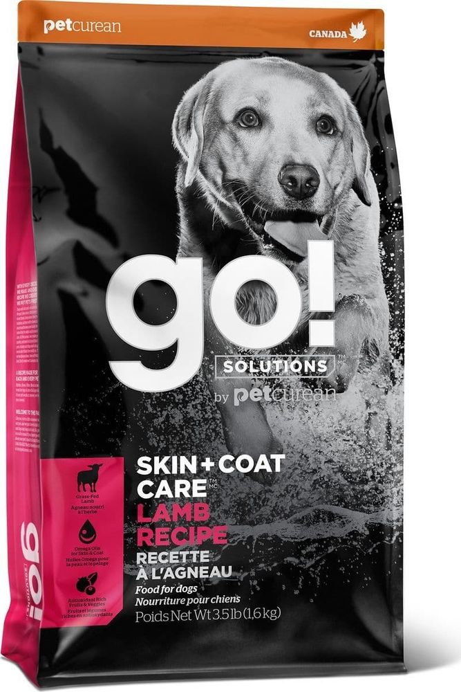 GO! NATURAL Holistic SKIN + COAT 5,45кг корм для щенков и собак со свежим Ягненком