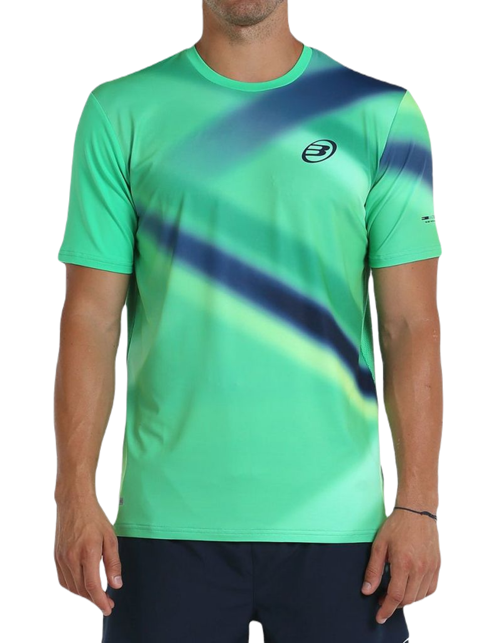 Теннисная футболка Bullpadel Mismo - verde vibrante