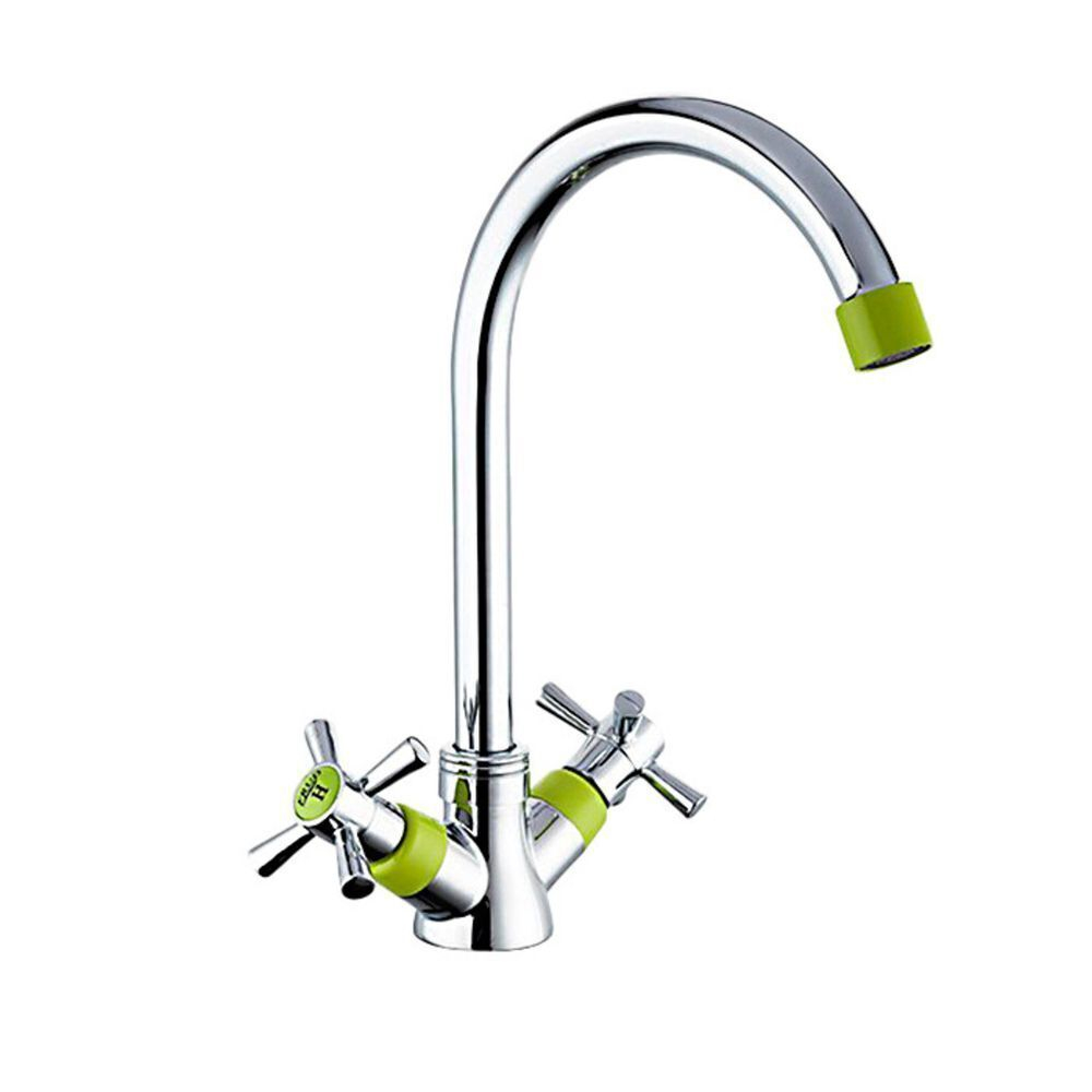 Смеситель для кухни, Frud, с кран-буксой, зел, R49118-6