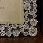 Рамка для фото 10х15 см Цветы платина S L'objet