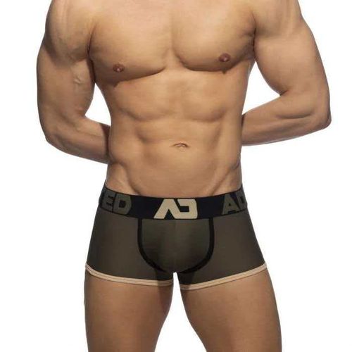 Мужские трусы хипсы хаки с пуш-ап Addicted AD1083-14
