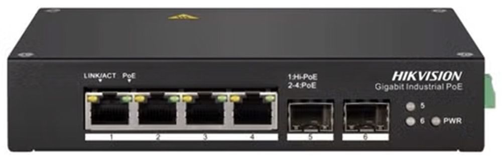 Коммутатор Hikvision DS-3T0506HP