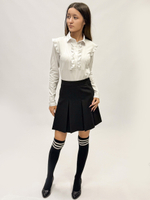 Блузка трикотажная школьная для девочки 7-14 лет