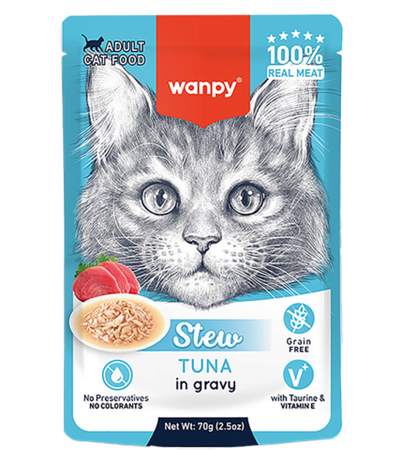 Wanpy Cat Для кошек тунец в собственному соку 70гр.