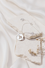 Браслет «Бали» с белым цирконом