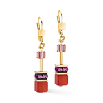 Серьги Coeur de Lion Red-Gold 4905/20-0316